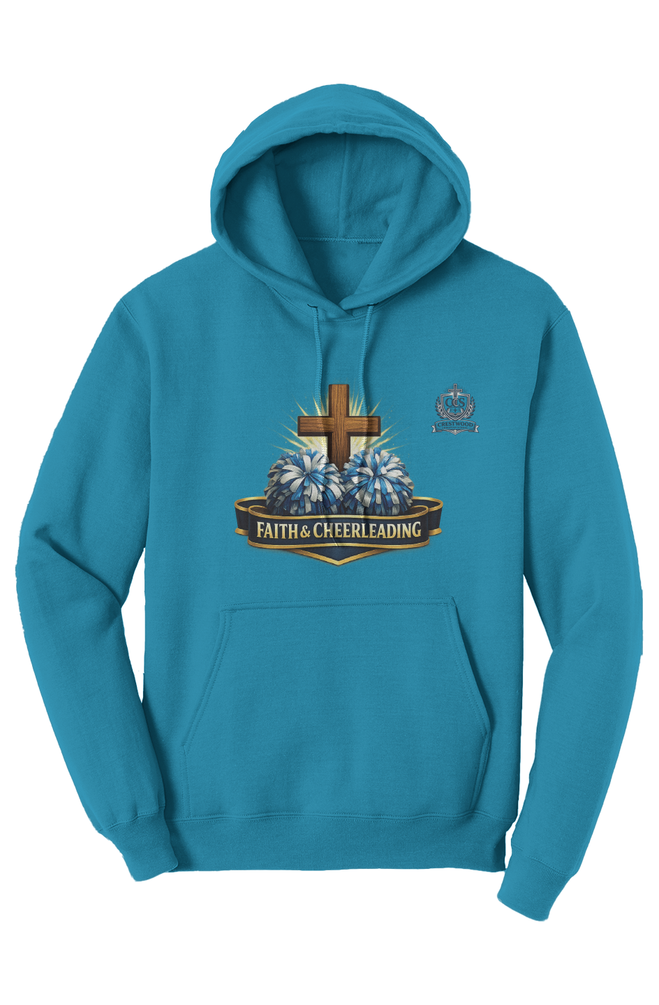 School Cheer Faith Core Fleece Pullover Hoodie