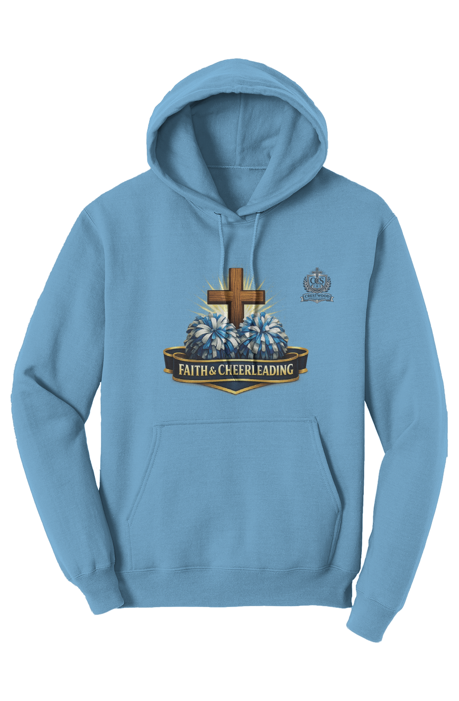 School Cheer Faith Core Fleece Pullover Hoodie