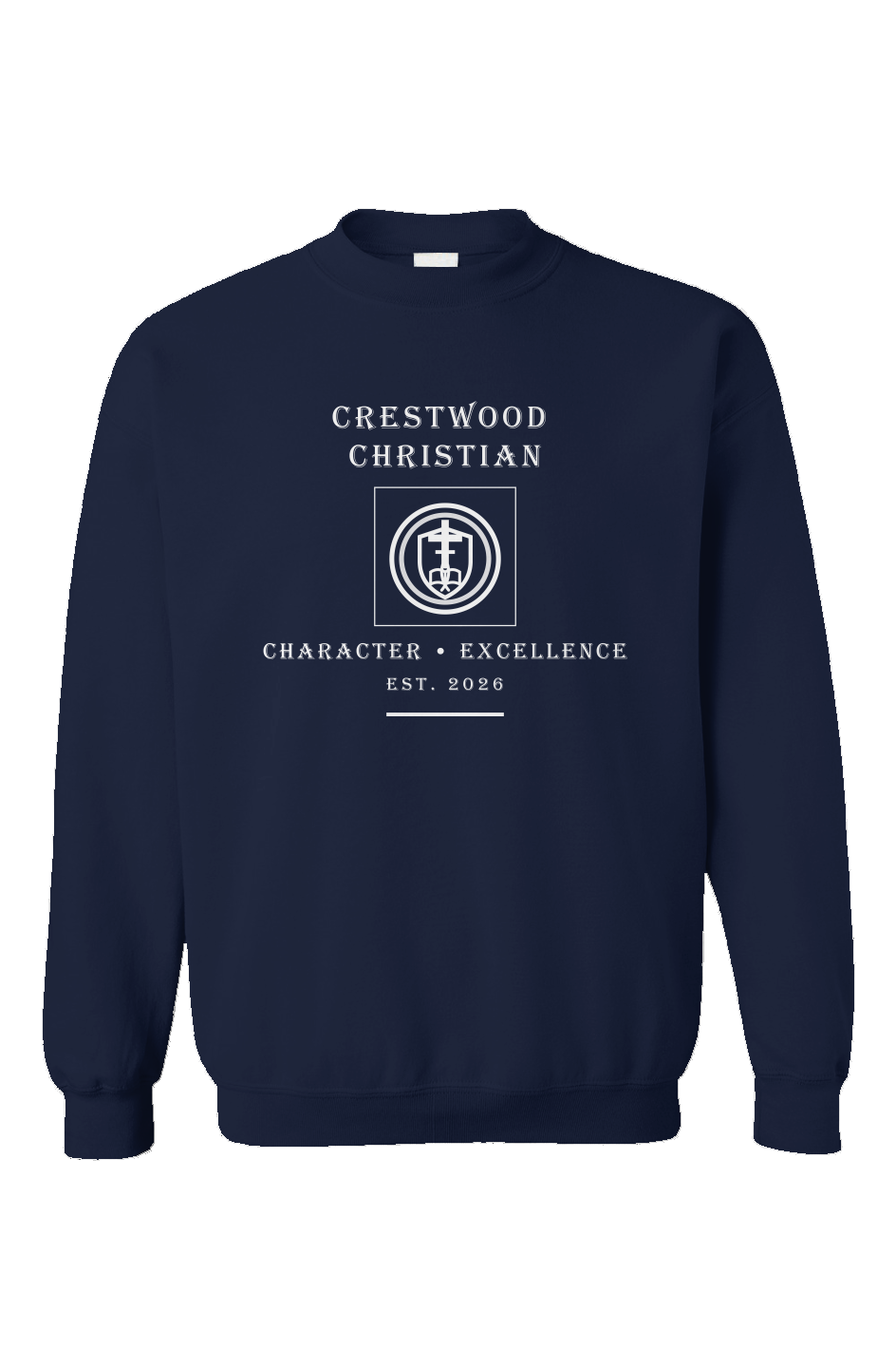 School Sweater Gildan Crewneck