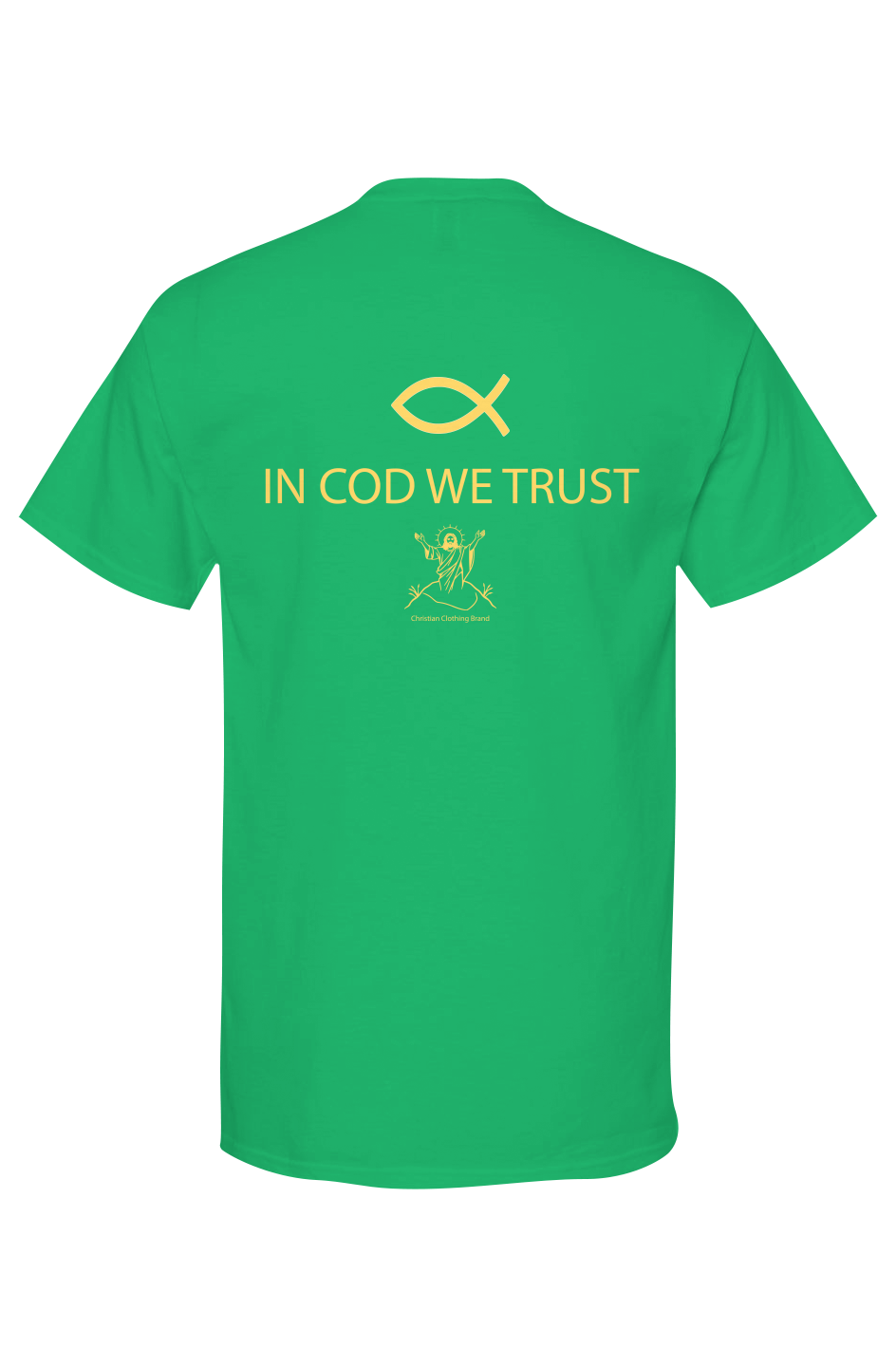 Mens Fish Fry Gold Soft Touch Tshirt