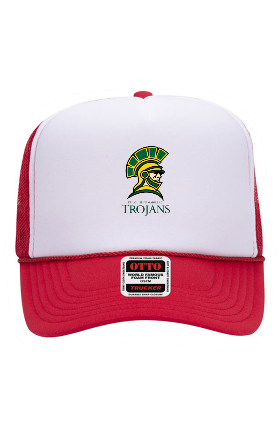 5 Panel High Crown Trucker Cap - Trojans