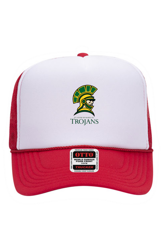 5 Panel High Crown Trucker Cap - Trojans