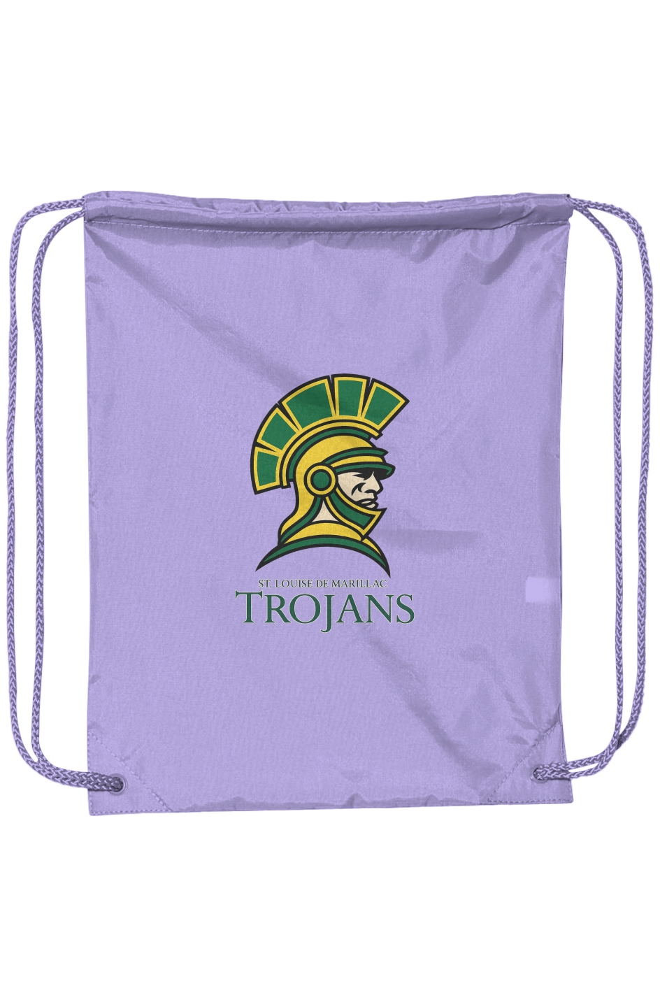Drawstring Pack with DUROcord - Trojans - Fun Colors