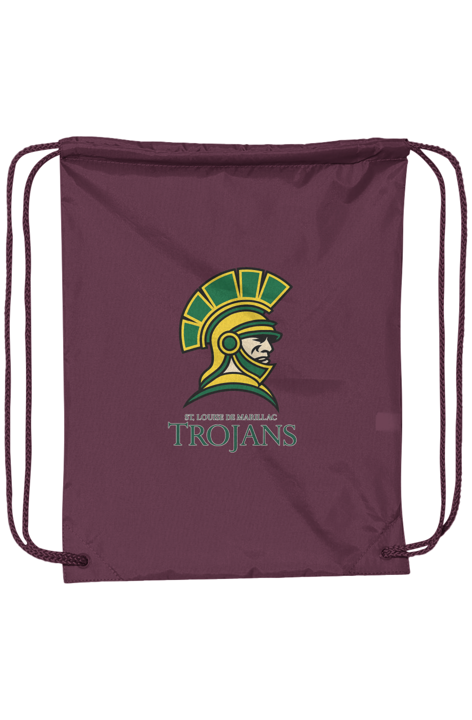 Drawstring Pack with DUROcord - Trojans - Fun Colors